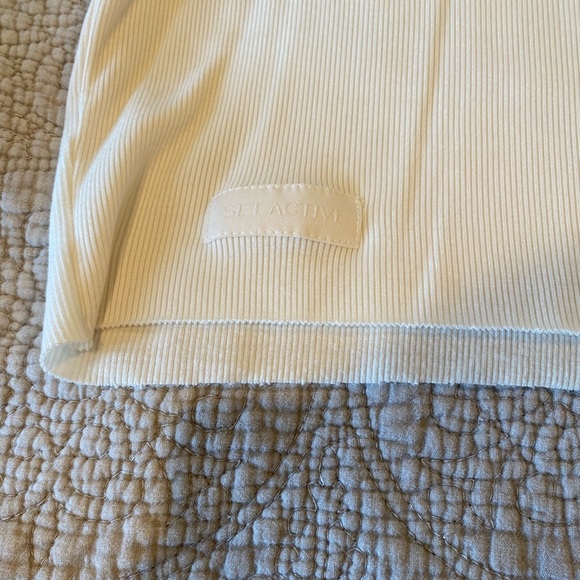 Set Active Racer Tank | Blanc - Picture 4 of 4